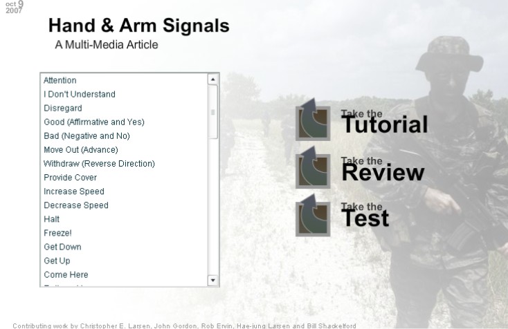 arm signals