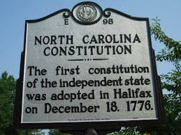 Image result for north carolina state constitution 1776