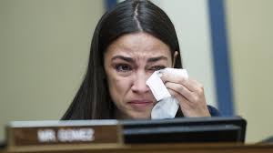 Image result for aoc crying