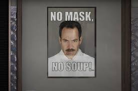 Where to Buy Seinfeld Face Masks: Soup Nazi Face Mask, Boomer Naturals -  Rolling Stone