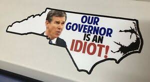 Our Governor Is An Idiot North Carolina Roy Cooper Trump Decal Sticker |  eBay