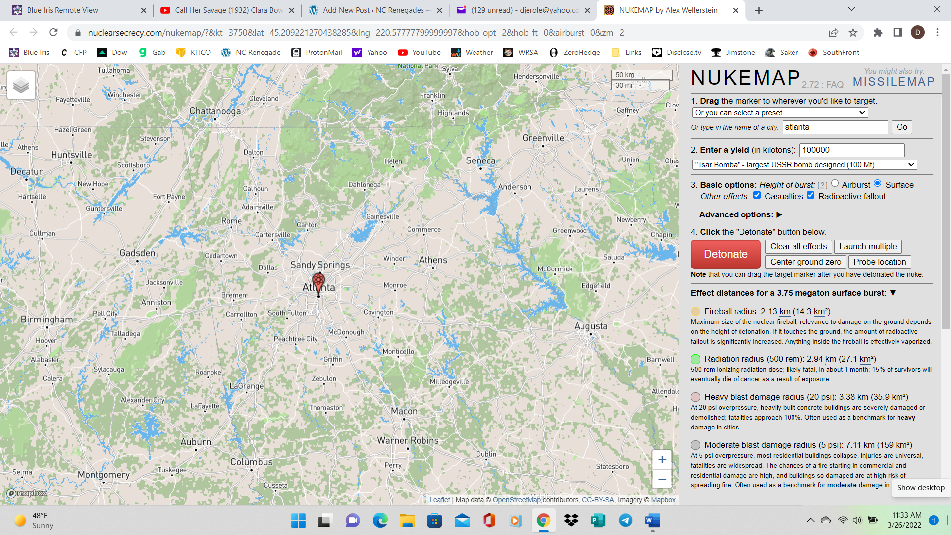 Planning For A Nuclear Strike NC Renegades   Nm2 